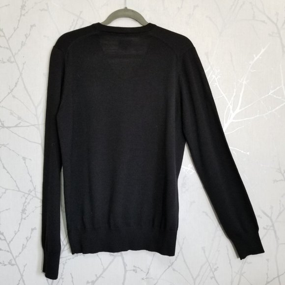 Bruun & Stengade Black Wool + Acrylic Knit Sweater - Picture 3 of 4